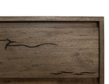 Savia 3 Drawer 2 Door Console | Solid Wood Organic Modern