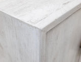 White Moka 4 Door Console - Modern Mango Wood Furniture
