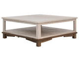 Golden Loft 45" Cocktail Table - Modern Wood Coffee Table