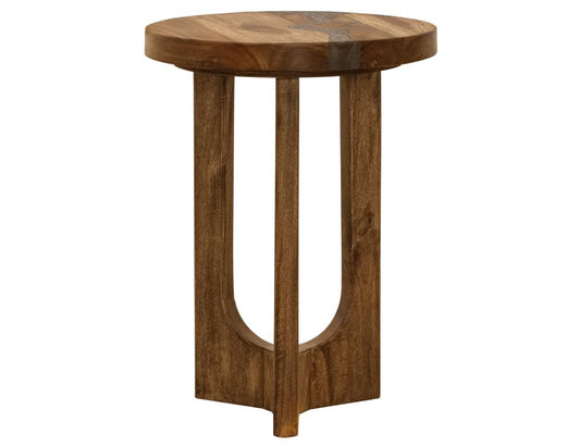 Silver Occasional Chairside Table | Contemporary Resin River Design