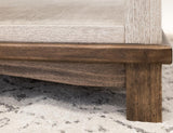 Golden Loft 45" Cocktail Table - Modern Wood Coffee Table