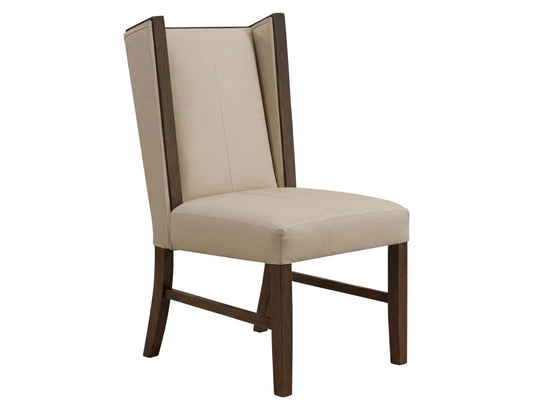 Premium 100% Leather Upholstered Chair | Elegant Seating