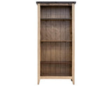 Antique Solid Pine Bookcase - 12 Position Rustic Design