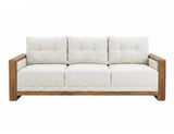 Wooden Frame Upholstered Sofa | Elegant Living Room Furniture