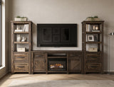 Dutton Electric Fireplace TV Stand - Country Cottage Style