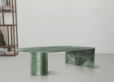 Salerno Coffee Table – Handcrafted Marble Elegance with Striking Art Deco Design for Modern Living Spaces