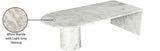 Salerno Coffee Table – Handcrafted Marble Elegance with Striking Art Deco Design for Modern Living Spaces