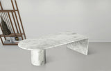 Salerno Coffee Table – Handcrafted Marble Elegance with Striking Art Deco Design for Modern Living Spaces