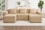 MARTHA 117" 3-Seater Sofa with 2 Ottomans