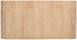 Cresthill Oak Wood Art Deco Coffee Table - Elegant Design, Brushed Finish & 200 lbs Capacity, 48" W