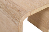 Cresthill Oak Wood Art Deco End Table - Stylish White Finish, Durable Design, Perfect for Living Room