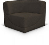 Ollie Boucle Fabric Upholstered Corner Modular Chair