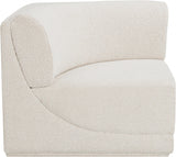 Ollie Boucle Fabric Upholstered Corner Modular Chair