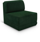 Ollie Boucle Fabric Upholstered Armless Modular Chair