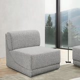Ollie Boucle Fabric Upholstered Armless Modular Chair