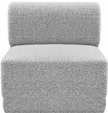 Ollie Boucle Fabric Upholstered Armless Modular Chair