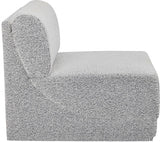 Ollie Boucle Fabric Upholstered Armless Modular Chair