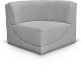 Ollie Boucle Fabric Upholstered Corner Modular Chair