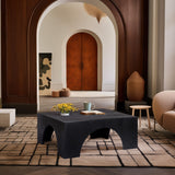 Arch Coffee Table - Modern Art Deco Design for Stylish Living Room Decor, Durable Solid Wood Construction