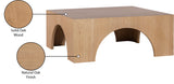 Arch Coffee Table - Modern Art Deco Design for Stylish Living Room Decor, Durable Solid Wood Construction