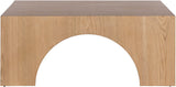 Arch Coffee Table - Modern Art Deco Design for Stylish Living Room Decor, Durable Solid Wood Construction