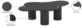 Romaine Coffee Table - Modern Art Deco Design with Wavy Top and Sturdy Iron Construction for Style