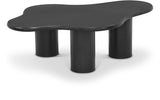 Romaine Coffee Table - Modern Art Deco Design with Wavy Top and Sturdy Iron Construction for Style