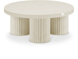 Rhodes Coffee Table - Modern Art Deco Design with Fluted Legs for Sophisticated Living Spaces