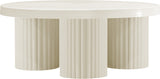 Rhodes Coffee Table - Modern Art Deco Design with Fluted Legs for Sophisticated Living Spaces
