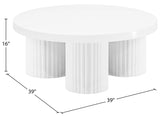 Rhodes Coffee Table - Modern Art Deco Design with Fluted Legs for Sophisticated Living Spaces