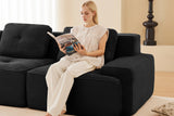 CORDELIA 151" 6-Seater Sofa with 2 Ottomans