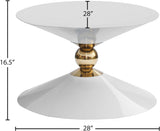Malia Sculptural Iron Coffee Table - Contemporary Artistry for a Stunning Living Room Display