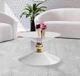 Malia Sculptural Iron Coffee Table - Contemporary Artistry for a Stunning Living Room Display