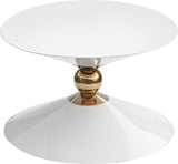 Malia Sculptural Iron Coffee Table - Contemporary Artistry for a Stunning Living Room Display