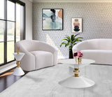 Malia Sculptural Iron End Table with Artsy Design for a Stunning Contemporary Living Space