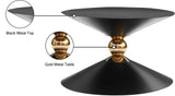 Malia Sculptural Iron Coffee Table - Contemporary Artistry for a Stunning Living Room Display
