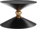 Malia Sculptural Iron Coffee Table - Contemporary Artistry for a Stunning Living Room Display