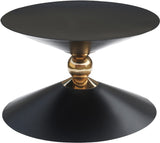 Malia Sculptural Iron Coffee Table - Contemporary Artistry for a Stunning Living Room Display