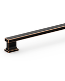 DESIGN2891 Brushed Gold Rectangular Cabinet Handles - Heavy-Duty Modern Kitchen Hardware | 5" Pulls