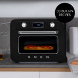 Countertop Combi Oven with Air Fry & Steam - Retro-Style Black
