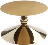Malia Sculptural Iron Coffee Table - Contemporary Artistry for a Stunning Living Room Display
