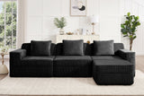MARTHA 117" 3-Seater Sofa with 1 Ottoman