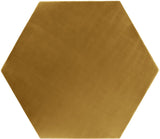 Hexagon Modular Iron End Table – Stylish Contemporary Design for Modern Living Spaces and Events