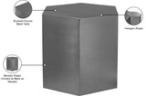 Hexagon Modular Iron End Table – Stylish Contemporary Design for Modern Living Spaces and Events
