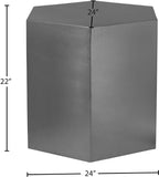 Hexagon Modular Iron End Table – Stylish Contemporary Design for Modern Living Spaces and Events