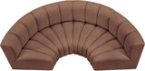 Arc - Faux Leather 4 Piece U-Shaped Modular Sofa