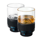 The Wine Savant Camera Lens Whiskey Glasses |Set of 2