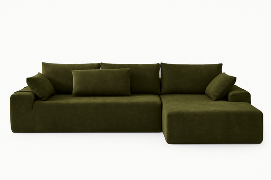 NOUVA 108" Chenille Right Chaise Sectional
