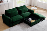 PERTH 86" Loveseat with 1 Ottoman
