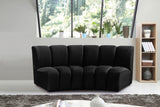 Infinity - 2 Piece Velvet Modular Sectional